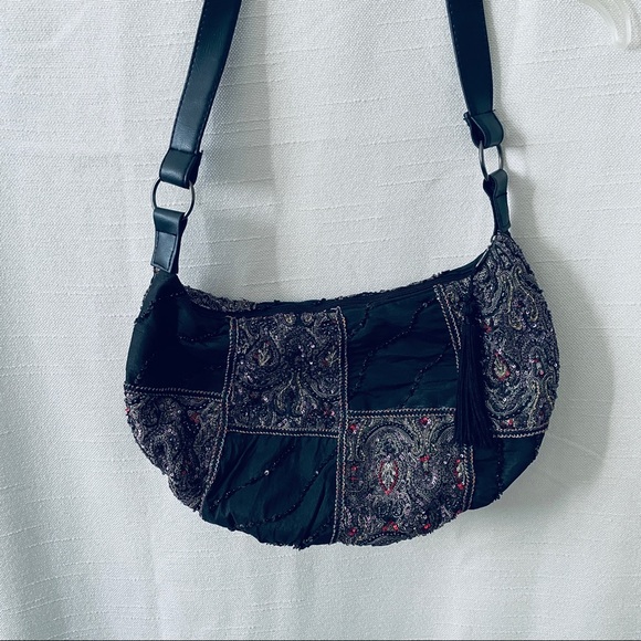 Coldwater Creek Handbags - Coldwater Creek Beaded & sequins Hobo bag